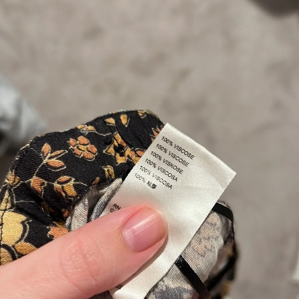 Free People Bali Sultry Boho Pants Jade Combo Small - Picture 8 of 8